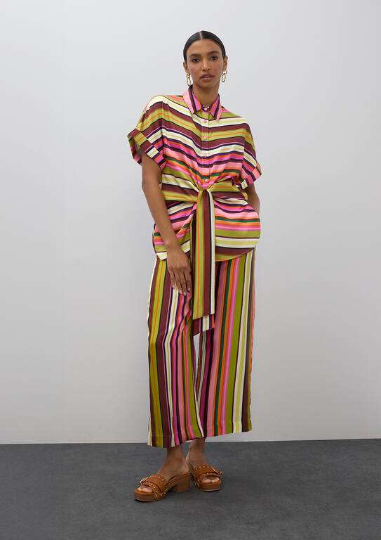 PANTALON SATINADO MULTIRAYAS 