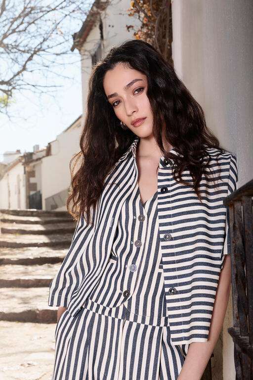 SOBRECAMISA MANGA CORTA RUSTICA