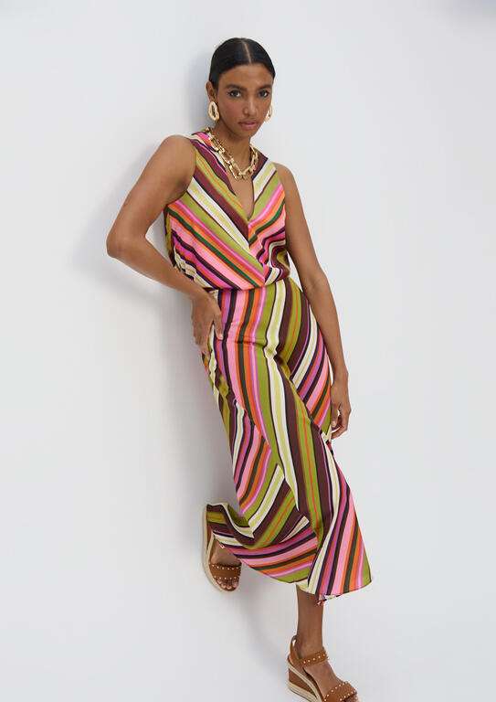 VESTIDO RAYAS TIRANTES