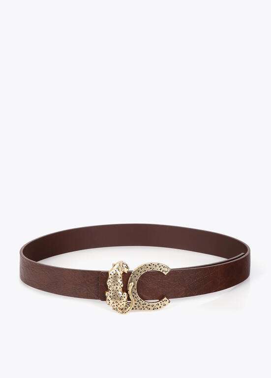 CINTURON REVERSIBLE TEXTURA HEBILLA LC ANIMAL