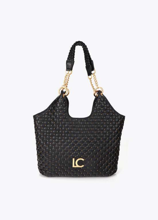 SHOPPER ACOLCHADA CON MINI TACHAS